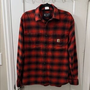 Carhartt Red & Black Plaid Workshirt